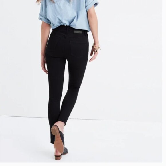 NWT Madewell Petite 10" High-Rise Skinny Jeans in Carbondale Wash Women' 24P 27P - Picture 3 of 3